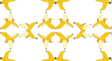 Banana pattern fruit design