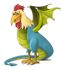 Basilisk monster, mythological animal