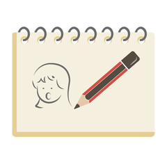 Vector graphics icon for Sketching