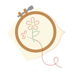 Vector graphics icon for Hand embroidery