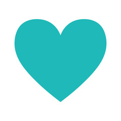 Teal Heart Icon