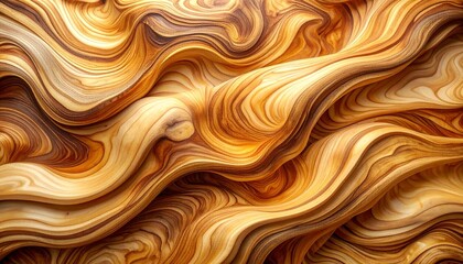 Obraz premium Abstract flowing wood grain pattern
