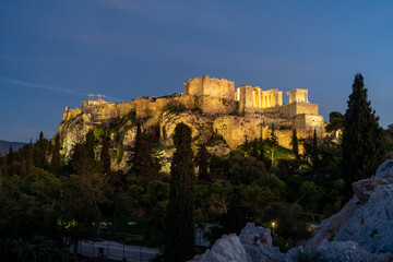 Night View of Athens