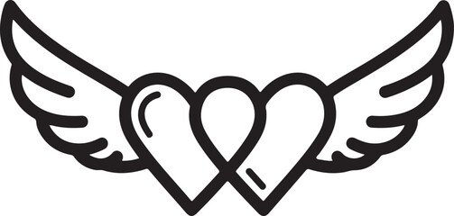 50 Love Bond Heart Icons Vector Bundle