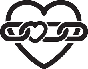 50 Love Bond Heart Icons Vector Bundle