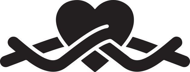 50 Love Bond Heart Icons Vector Bundle