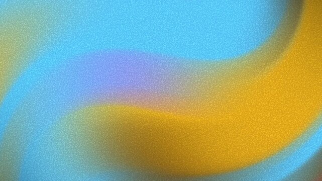 Abstract gradient background with swirling blue, yellow, and purple colors and a grainy texture, creating a soft, ethereal visual.