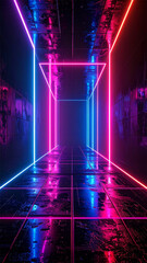 lines on black background, cyberpunk 