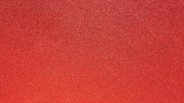 Red running track texture background, Rubberized sports flooring surface for athletics and fitness