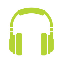 Green Headphones Icon