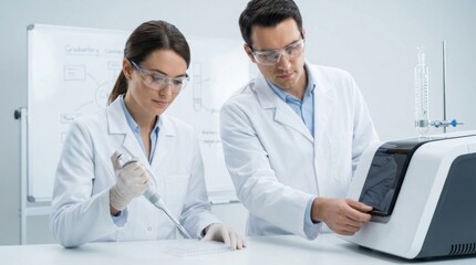 The scientists danced through precise experiments like artists painting in a lab masterpiece.