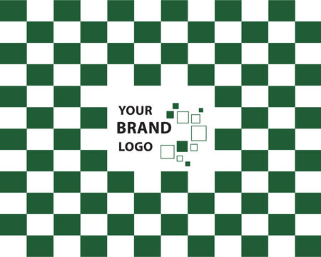 Square shaped Sponsors wall/ Logo Wall for Banner Design ( 10 inx8 in ratio)