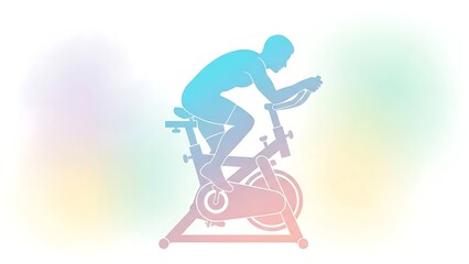 Obraz premium silhouette of a young man