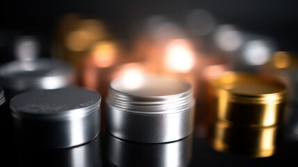 Medium shot highlighting reflective aluminum closure linings with a metallic sheen reflecting light enhancing heat deflection