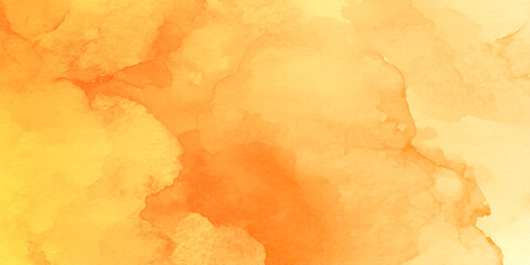 Obraz premium Yellow watercolor background, banner and cover design. Hand drawn illustration for your design, art abstract yellow watercolor painting textured design, beautiful watercolor background for your design