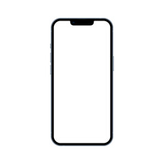 A blank clipboard with empty white paper rests beside a modern black smartphone display, symbolizing digital technology and business communication in this professional vector illustration object