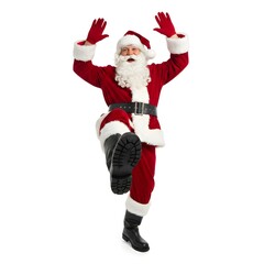 santa claus isolated on white