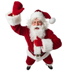 santa claus isolated on white background