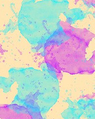 abstract watercolor background with watercolor splashes