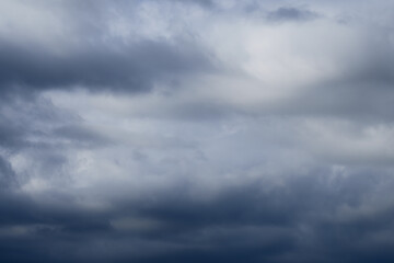 dark dramatic sky with stormy clouds before rain as abstract background, cloudy weather