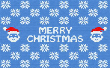 ugly Christmas sweater seamless knitting pattern.Festive knitted pattern design featuring reindeer christmas trees and snowflake elements for holiday season