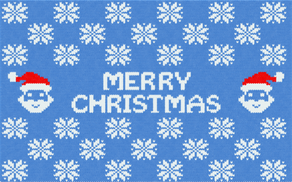 ugly Christmas sweater seamless knitting pattern.Festive knitted pattern design featuring reindeer christmas trees and snowflake elements for holiday season - Powered by Adobe