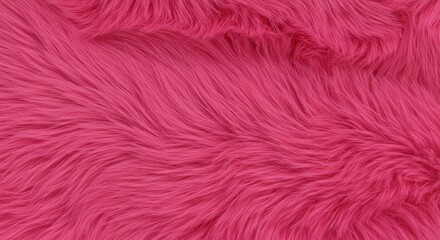Luxurious and vibrant close-up detail of soft pink faux fur, creating a dense fluffy textile background with a monochromatic rosy theme ,gentle, surface, close up