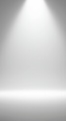 Minimalist abstract background featuring soft, radiant white light overwhelming a vast empty space, symbolizing spiritual clarity and infinite quietude ,illumination ,ethereal ,elegant