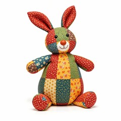 Funny patchwork rabbit