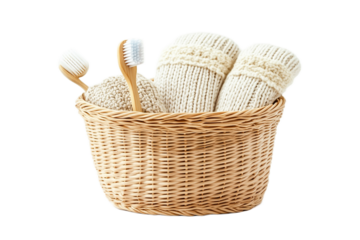Basket travel kit essentials