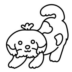 cute chizu dog stand