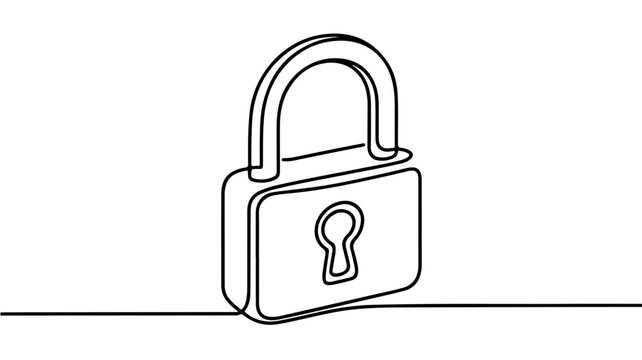 The primary function of this graphic is as an icon representing security, privacy, and protection in digital contexts,