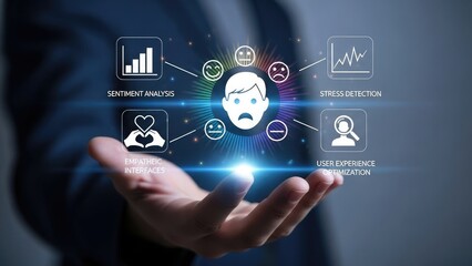 Artificial Intelligence Analyzing Human Emotions With Data Visualization