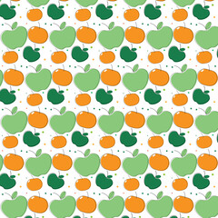 Apple Pattern Seamless Design backgrround