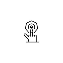 Submission-icon-make-a-very-nice-line-art-Vector Illustration.