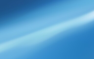 This image presents a serene abstract background featuring a soft, diagonal light leak or streak across a vibrant blue canvas