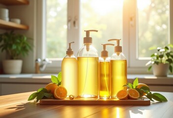 Refreshing Natural Cleaning Agents Made from Pure Ingredients for Sparkling Clean Homes