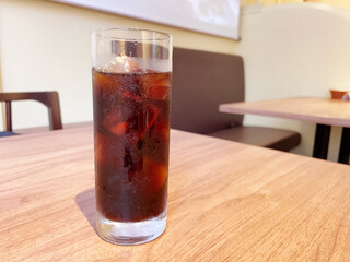 グラスに入ったアイスコーヒー