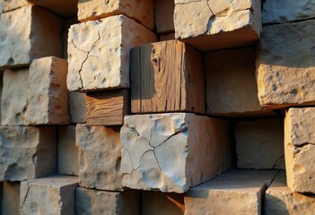 Versatile Upcycled Building Blocks Textured Brick Alternative Raw Material Sustainable Innovation Reinvention