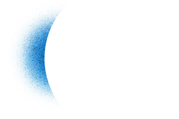 青いグラデーション　白と青のフレーム