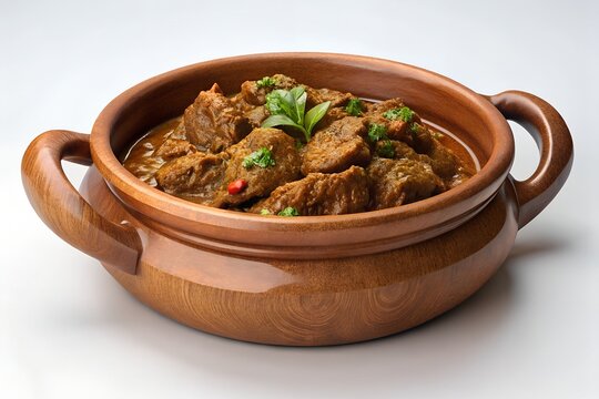 beef-karahi-in-clay-dish-stock-image-pure-white-background