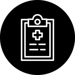 Obraz premium Medicalreport Free Icon