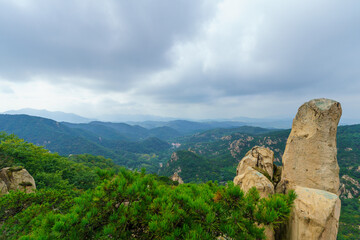 Obraz premium Layer upon layer of mountain scenery