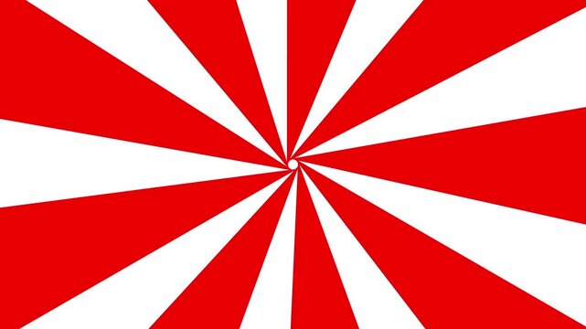 Red and White Radial Sunburst Background, Retro Pop Art Style Comic Book Backdrop, Vibrant Circus Style Burst for Graphic Design