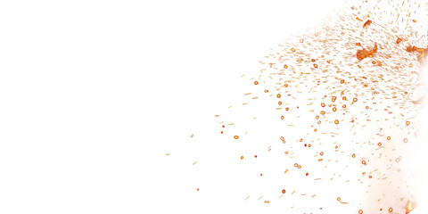 An abstract watercolor background features green ink splat textures and artistic paint splashes with a grunge liquid pattern on a light paper backdrop