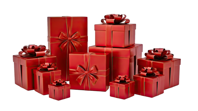 Redgift-Boxes-Festive-Bow-Wrapped-Presents-Elegant-Arrangement-for-Christmas-Holidays.png - Powered by Adobe