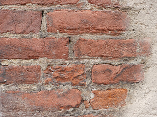 red brick wall background