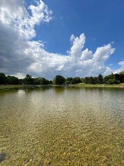 Pole Mokotowskie Park pond