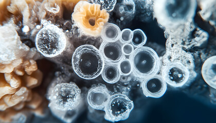 Aurora Borealis over a snowy landscape with a car in the foreground. The sky is a vibrant mix of purples, blues, and pinks, with the aurora borealis casting a radiant glow over the scene.
