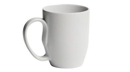 Obraz premium White Mug Showing I Love Coffee Text With Handle Transparent Background